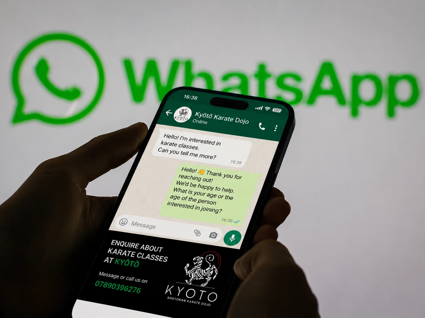 Enquire about Karate Classes on WhatsApp WhatsApp us about our Bristol Karate Classes