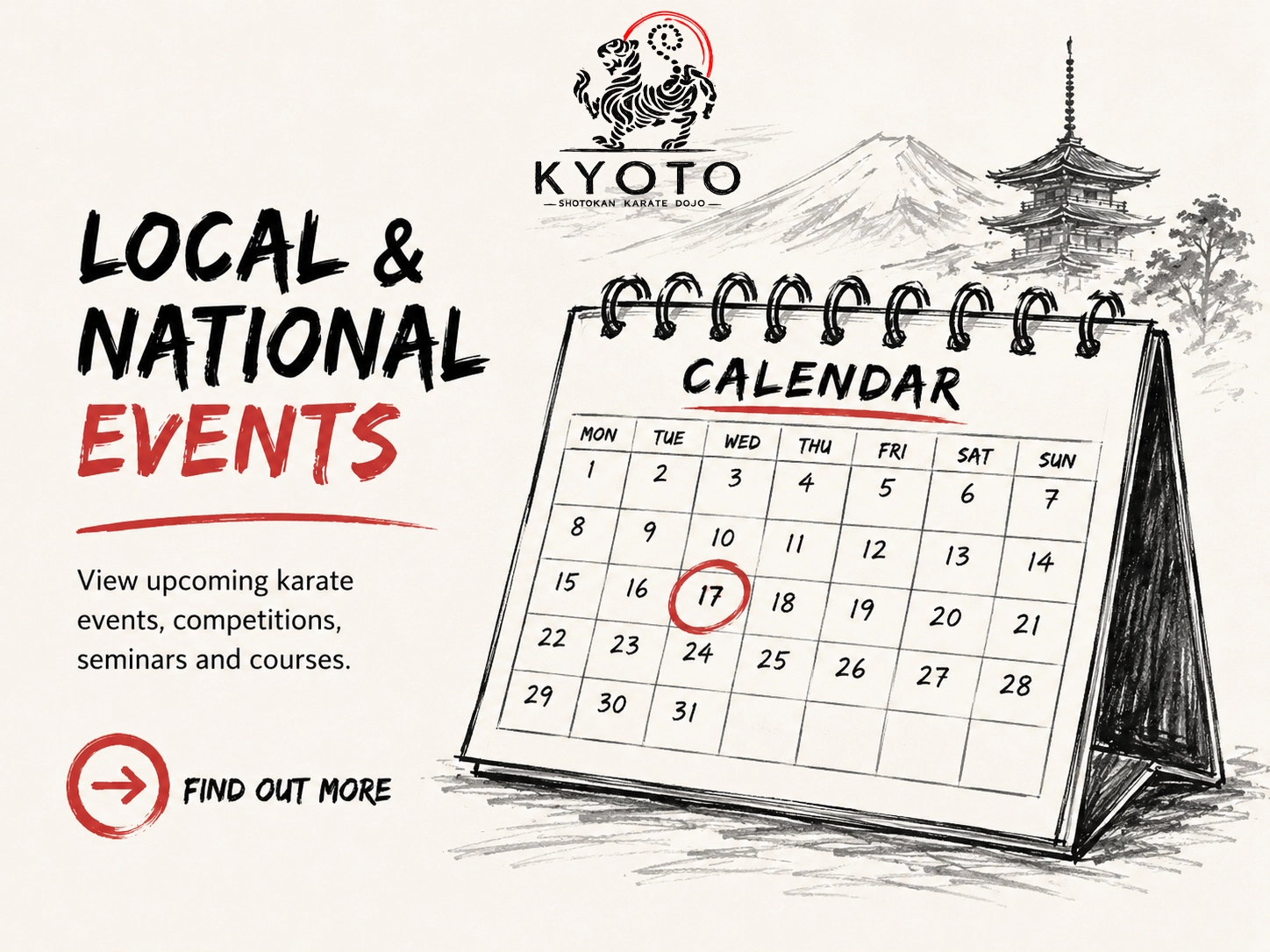 Local and National Karate events Local and National Karate events